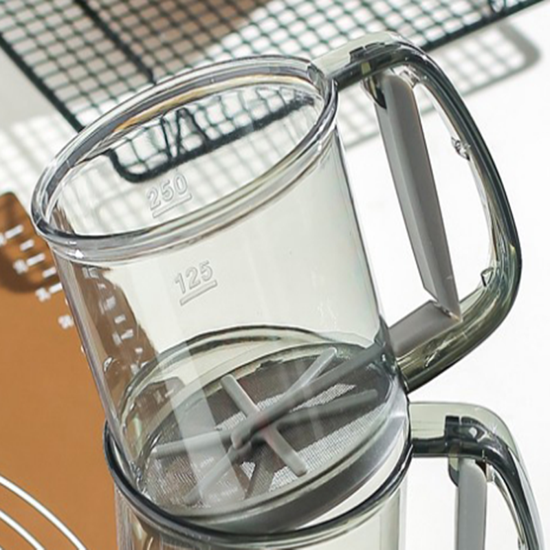 Pasta Measuring Tool - Kitchen Flour Sieve Handheld Semi-automatic Sugar