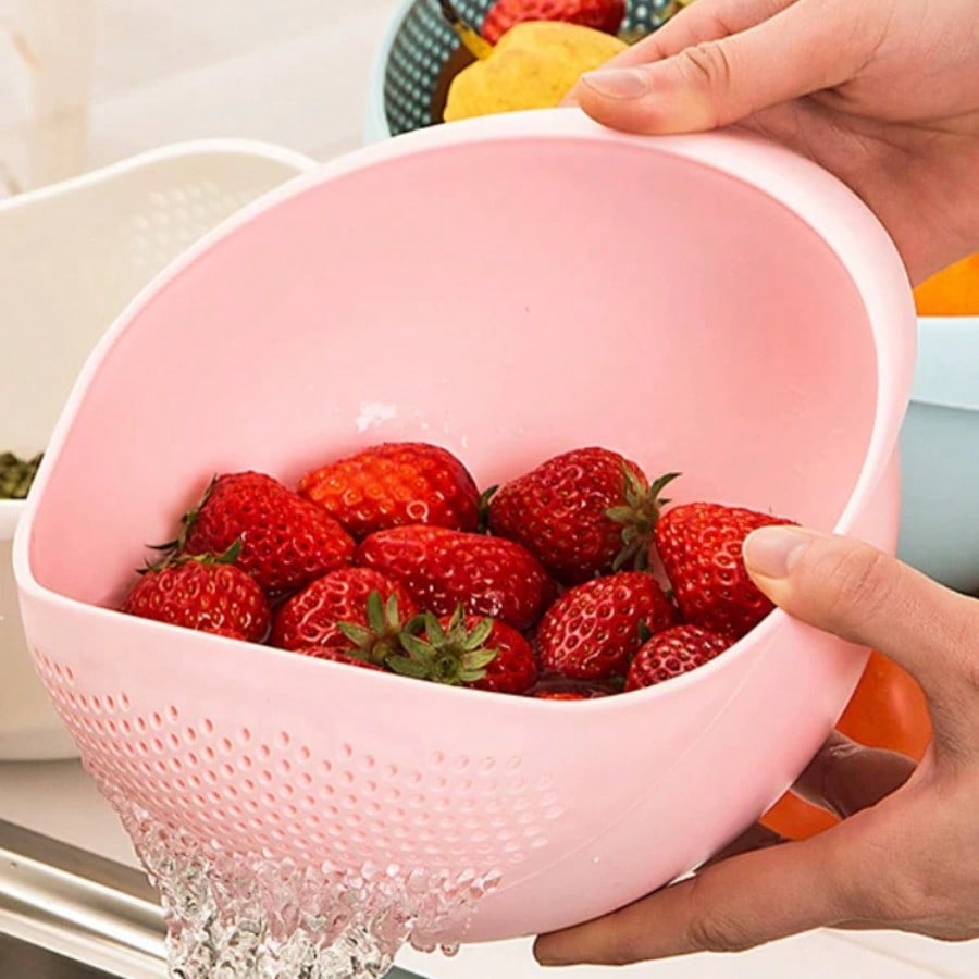 Kitchen Gadgets Rice Filter - Basket Sieve Drainer Cleaning Gadget Plastic