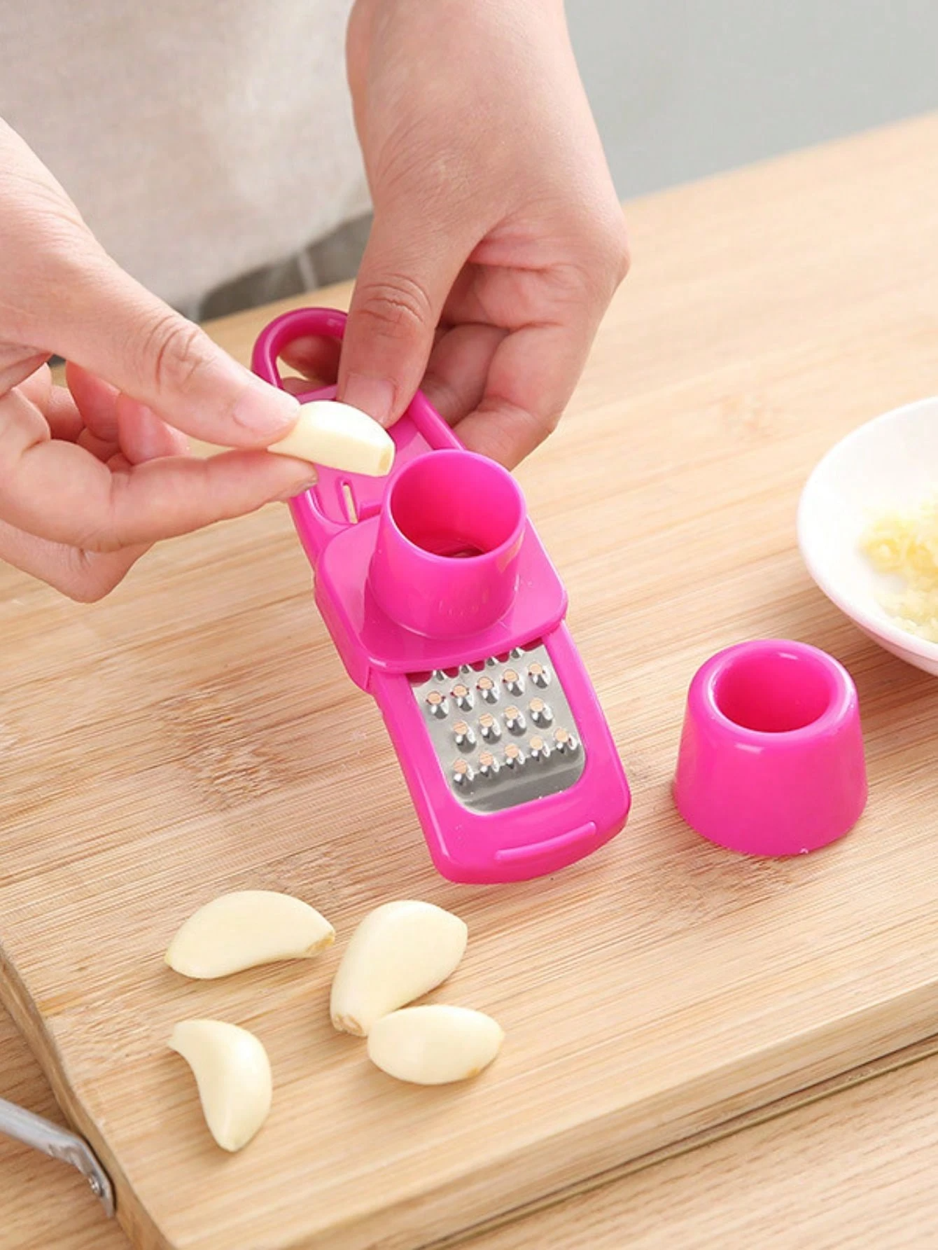 Manual Garlic Press - 1/2pc Mini Garlic Grinder Creative Garlic