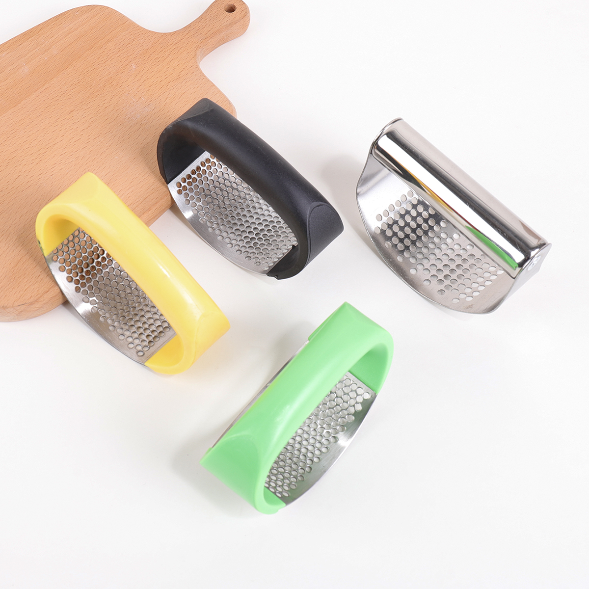 Kitchen Gadgets And Appliances - Stainless Steel Garlic Press - Manual