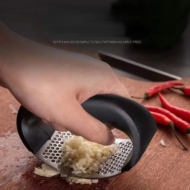 Manual Garlic Press - Stainless Steel Garlic Press Crusher Manual