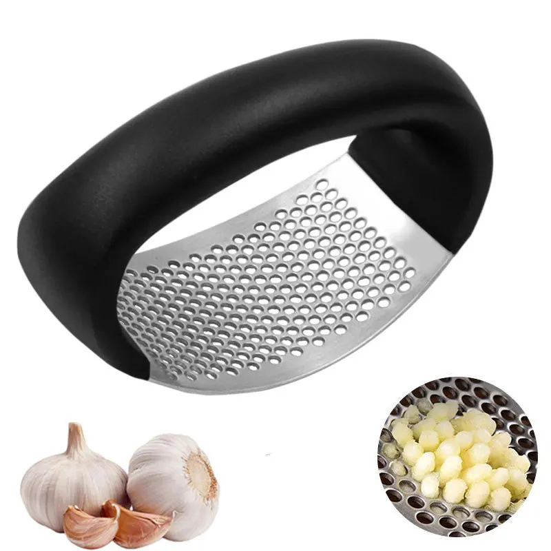 Manual Garlic Press - 1-6Pcs Stainless Steel Garlic Press Crusher
