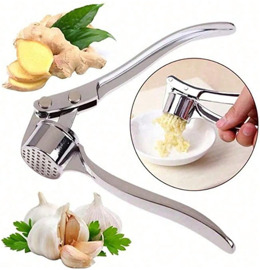 Manual Garlic Press - 1pc Garlic Press, Manual Garlic Mincer,