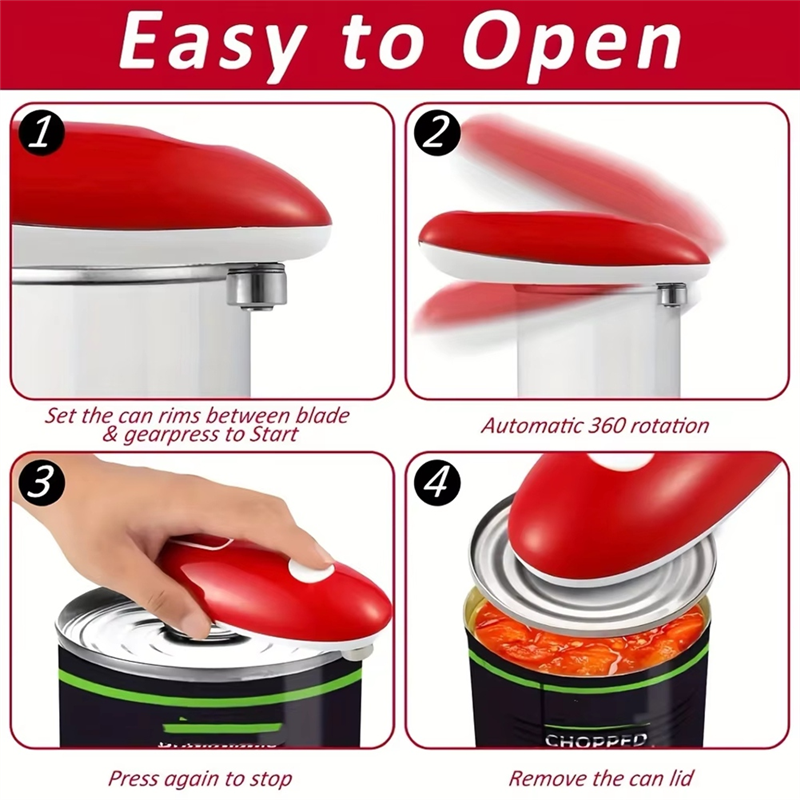 Electric Can Opener - J1UL1N Kitchen Tools Bottle Opener Open