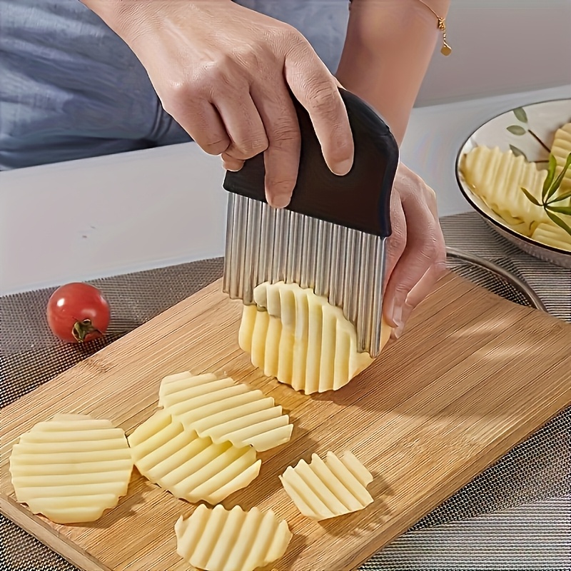 Heavy Duty Stainless Steel Wav - Kitchen Gadgets Vegetable Cutter recension och pris