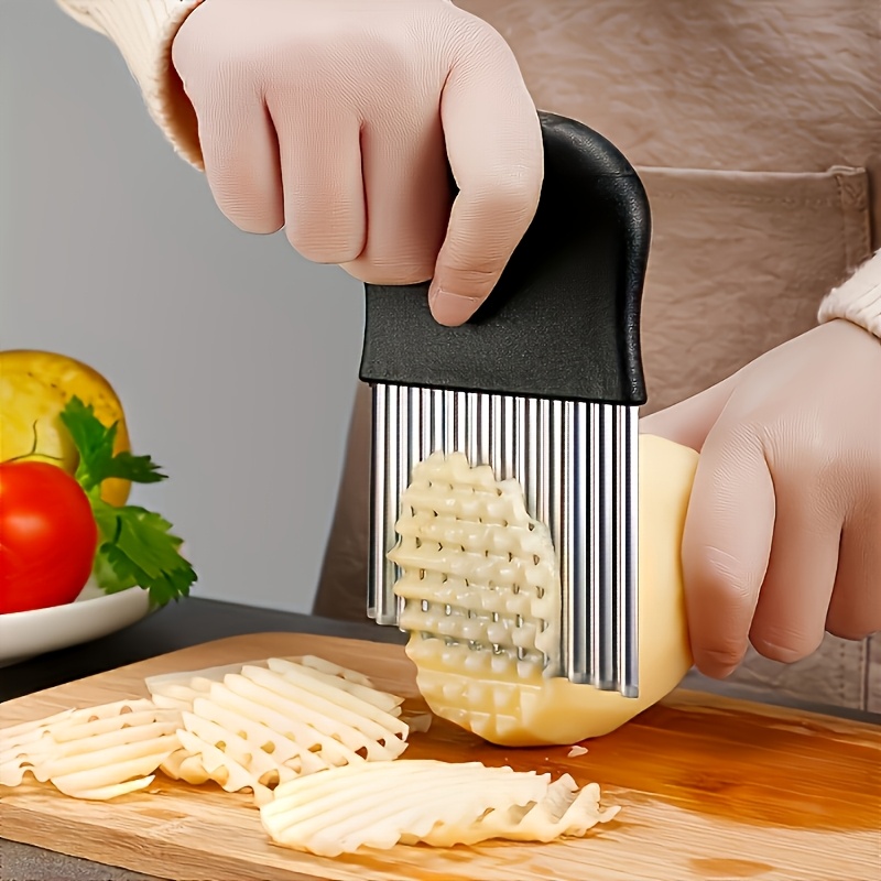Heavy Duty Stainless Steel Wav - Kitchen Gadgets Vegetable Cutter recension och pris