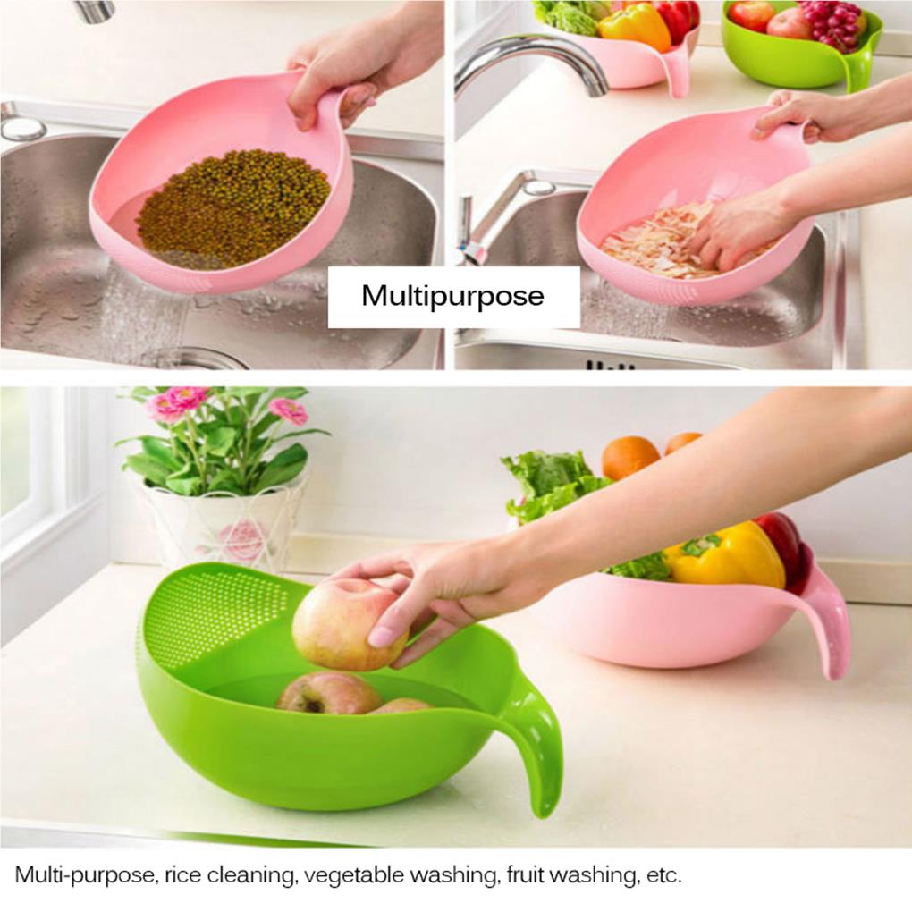 New Portable Food Grade Plasti - Kitchen Gadgets Rice Filter recension och pris