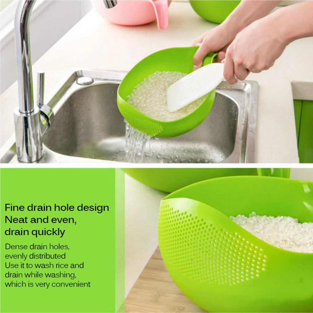 New Portable Food Grade Plasti - Kitchen Gadgets Rice Filter recension och pris