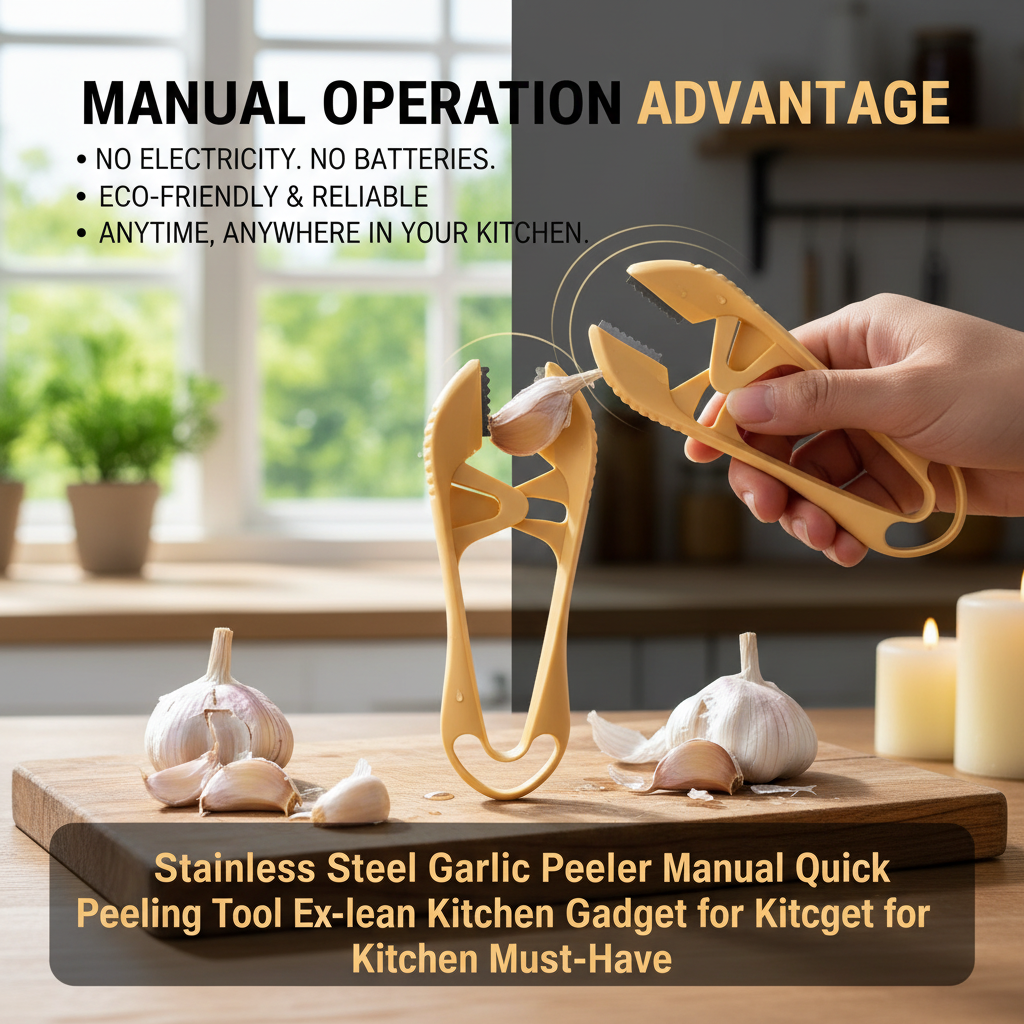 Stainless Steel Garlic Peeler  - Kitchen Gadgets To Have recension och pris