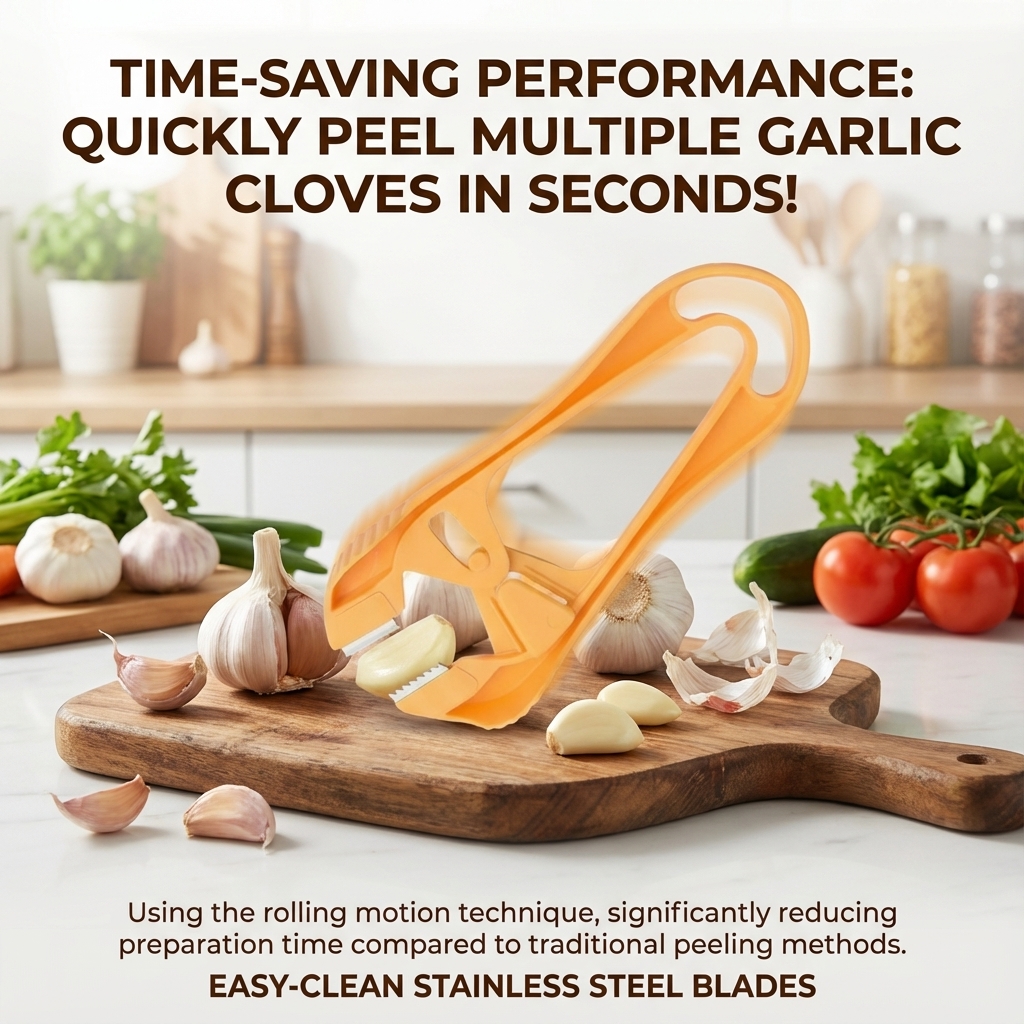 Stainless Steel Garlic Peeler  - Kitchen Gadgets To Have recension och pris