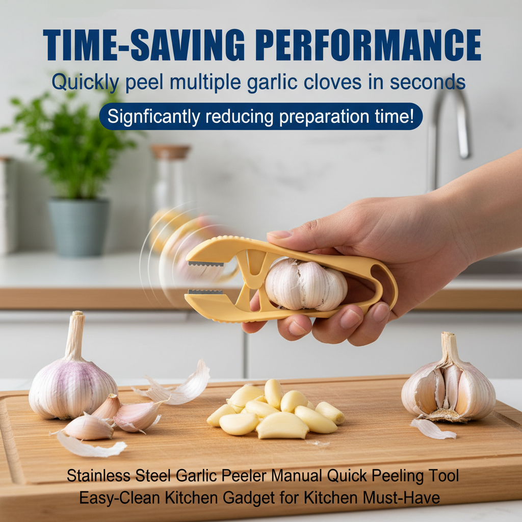 Stainless Steel Garlic Peeler  - Kitchen Gadgets To Have recension och pris