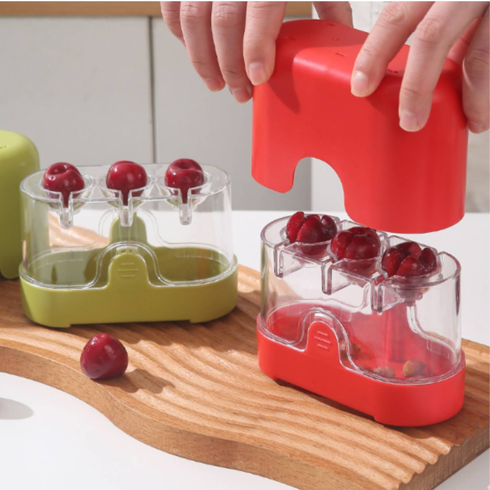 2-in-1 Cherry Pitter and Cutte - Kitchen Gadgets Vegetable Cutter recension och pris