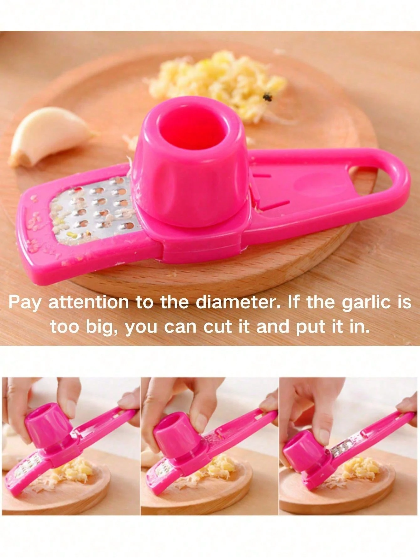 1/2pc Mini Garlic Grinder Crea - Manual Garlic Press recension och pris