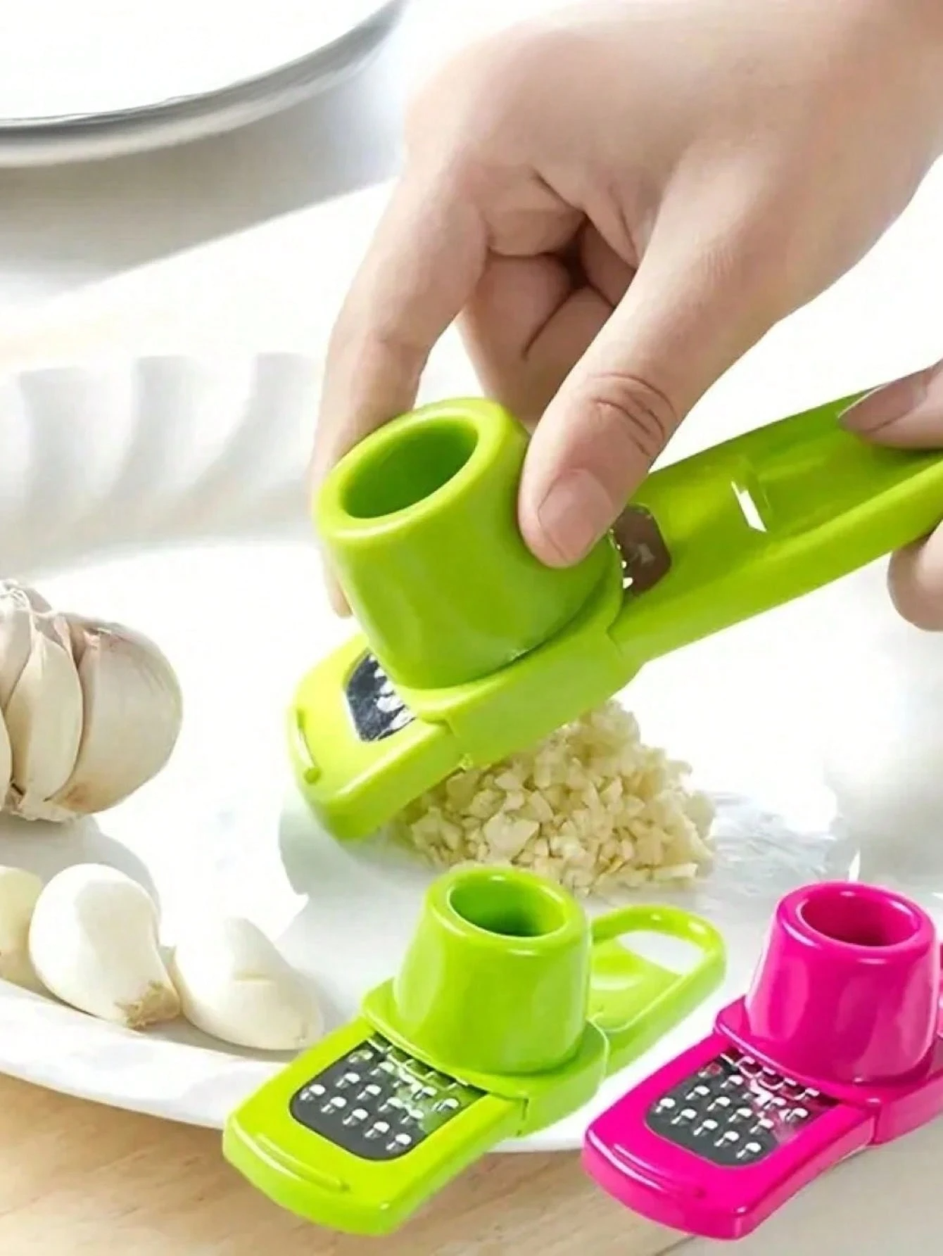 1/2pc Mini Garlic Grinder Crea - Manual Garlic Press recension och pris