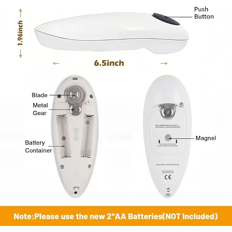 1pc Automatic Can Opener /Manu - Electric Can Opener recension och pris