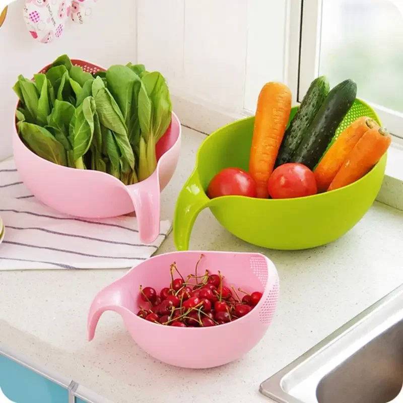 Fruit Vegetable Bowl Drainer C - Kitchen Gadgets Rice Filter recension och pris