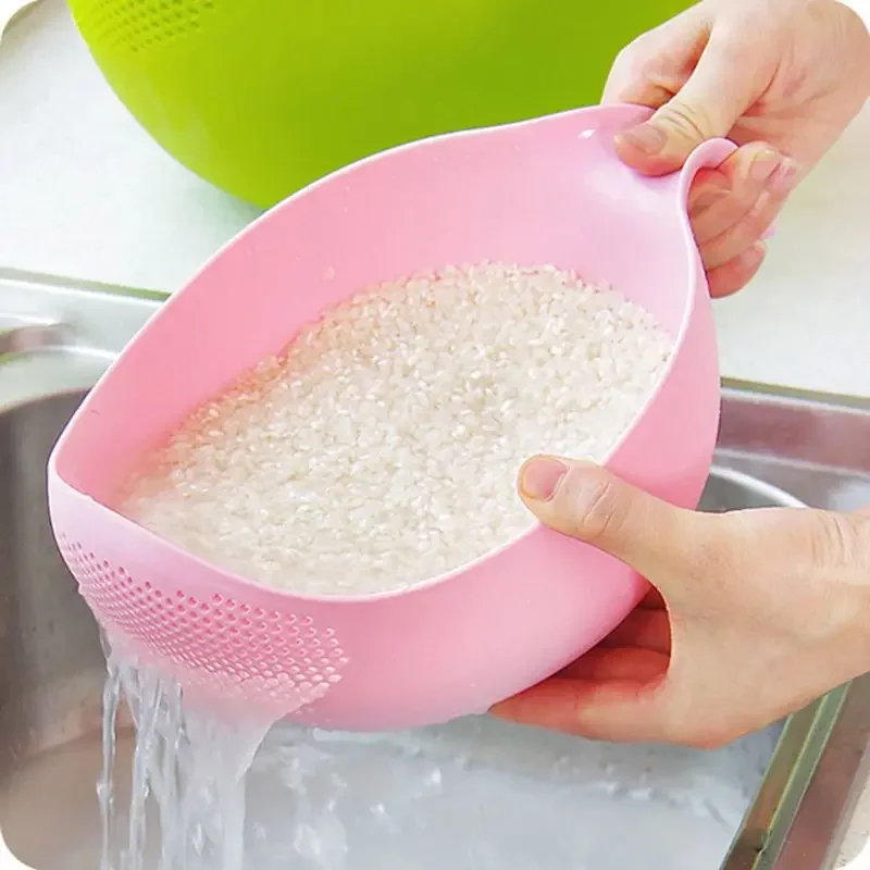 Fruit Vegetable Bowl Drainer C - Kitchen Gadgets Rice Filter recension och pris