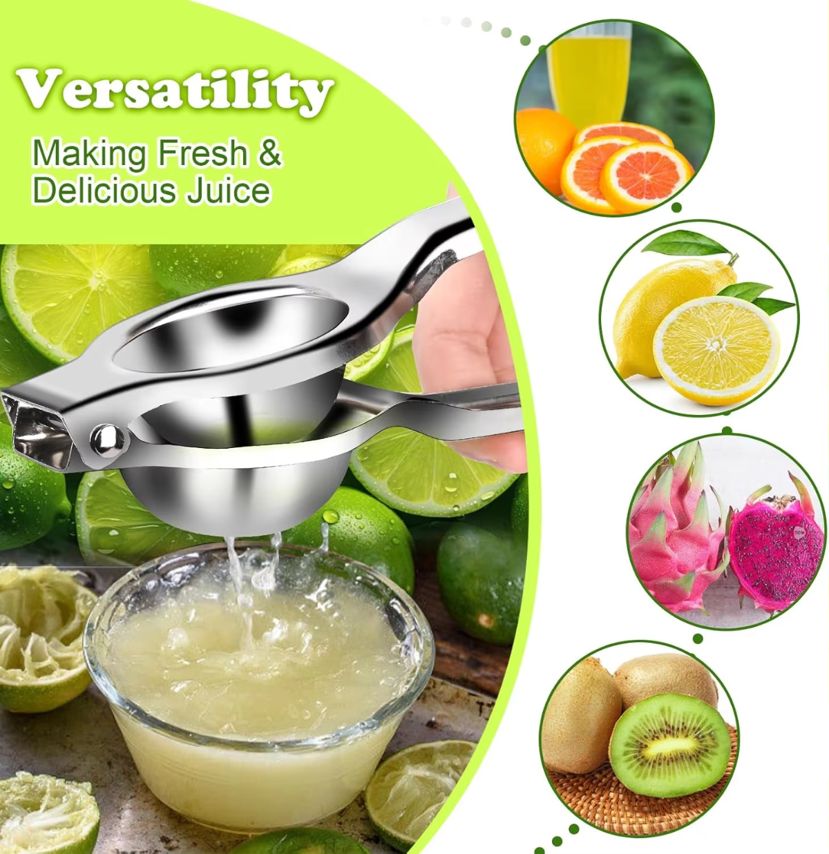 Stainless Steel Lemon Squeezer - Citrus Lemon Squeezer recension och pris