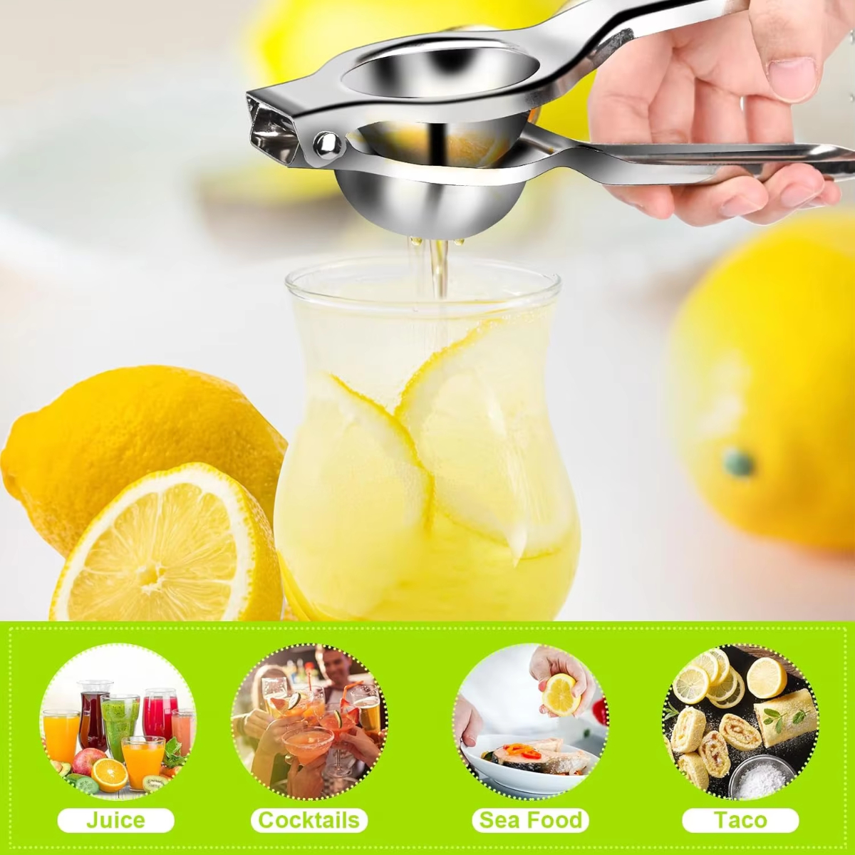 Stainless Steel Lemon Squeezer - Citrus Lemon Squeezer recension och pris