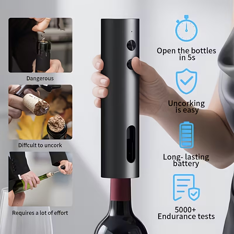 Electric Wine Bottle Opener Se - Electric Can Opener recension och pris