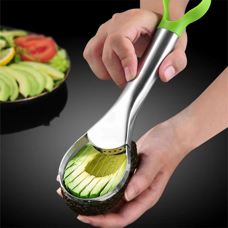 Avocado Slicer 2 In 1 Stainles - Kitchen Gadgets Vegetable Cutter recension och pris