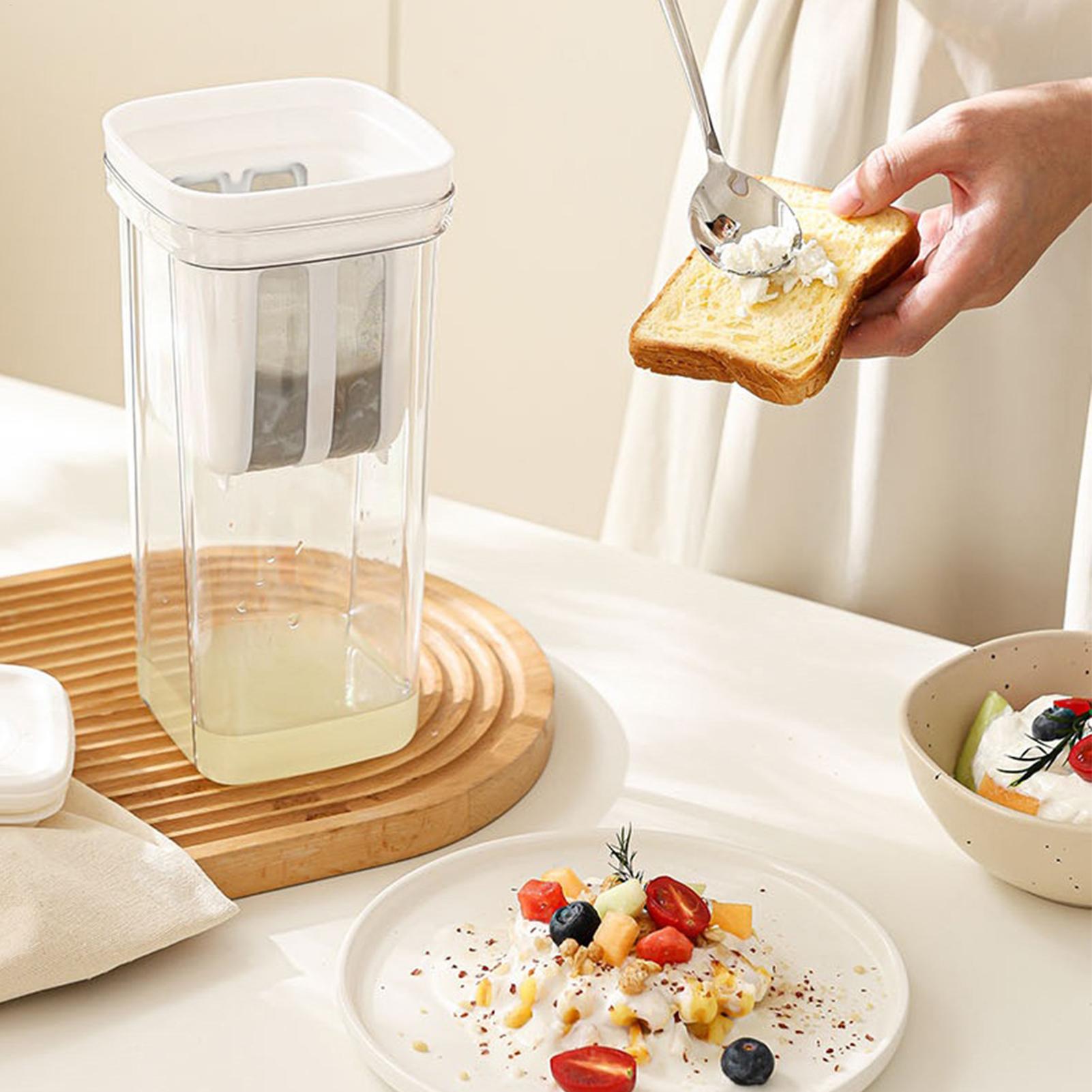 Yogurt Strainer With Lid Food  - Kitchen Gadgets Rice Filter recension och pris