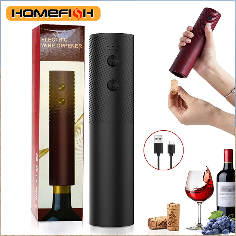 HOMEFISH Electric Wine Bottle  - Electric Can Opener recension och pris