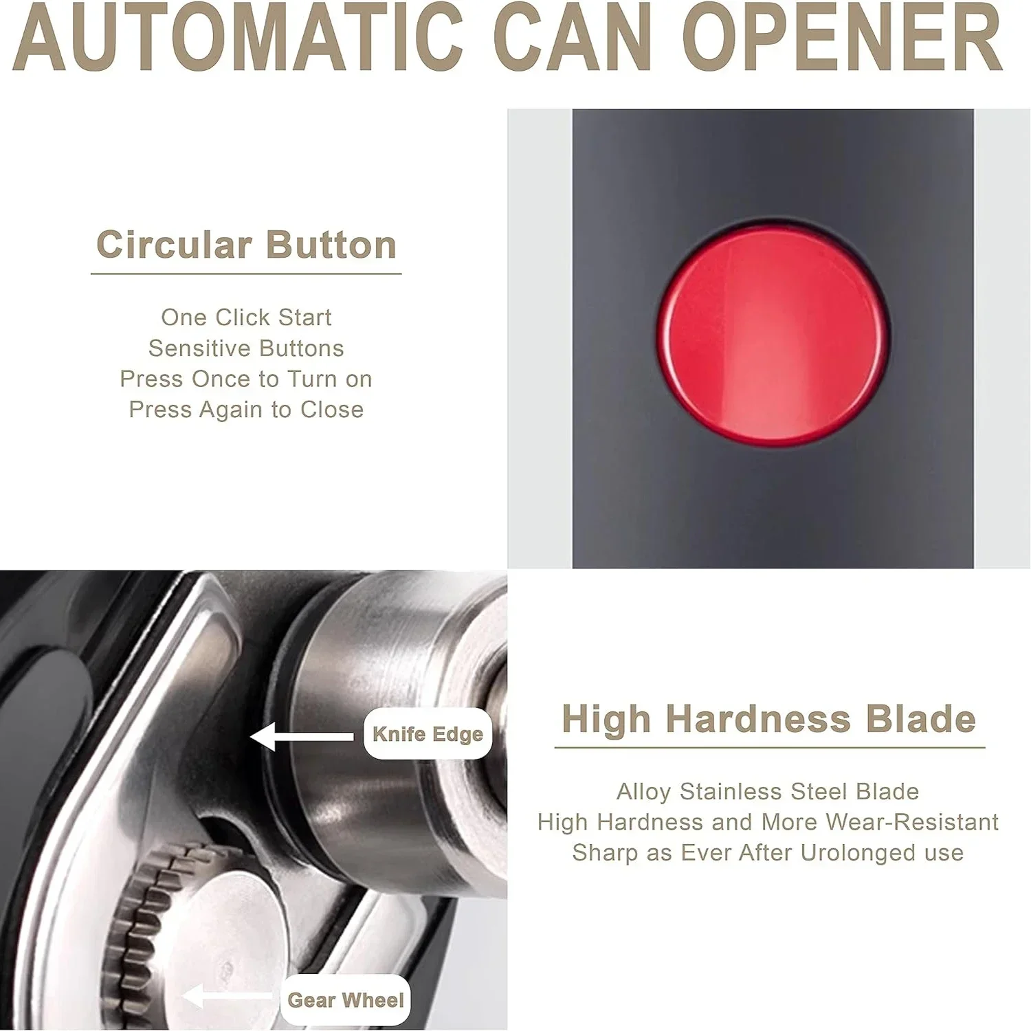 Electric Can Opener One Touch  - Electric Can Opener recension och pris