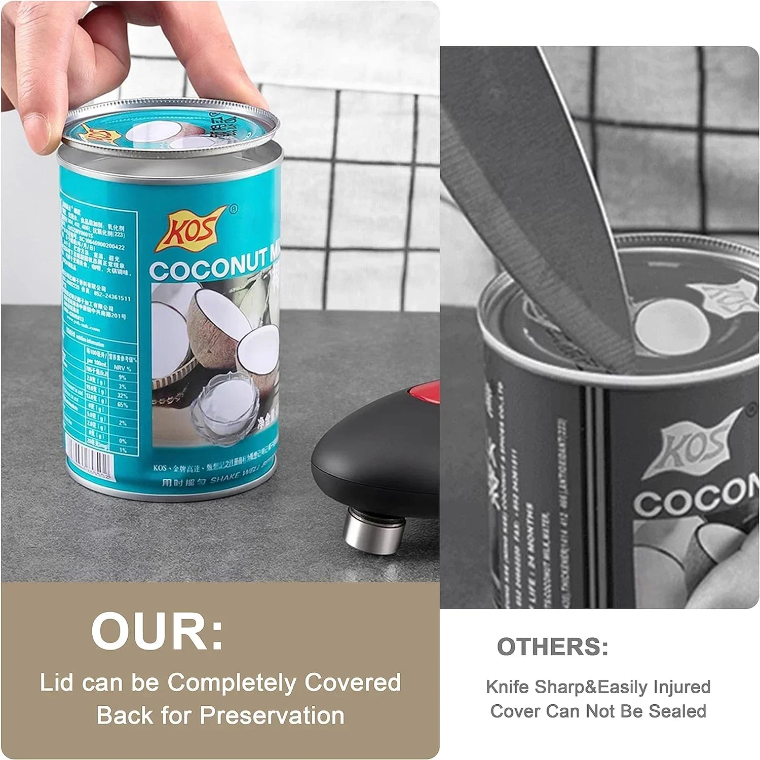Electric Can Opener One Touch  - Electric Can Opener recension och pris