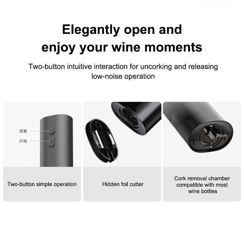 MIJIA Electric Wine Opener Bat - Electric Can Opener recension och pris