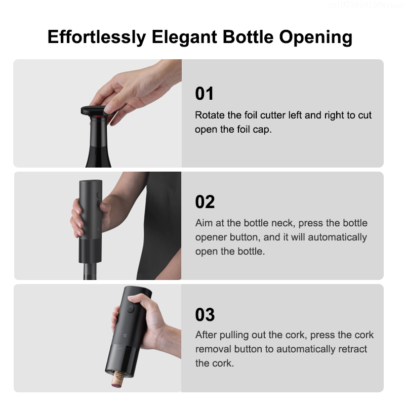 MIJIA Electric Wine Opener Bat - Electric Can Opener recension och pris