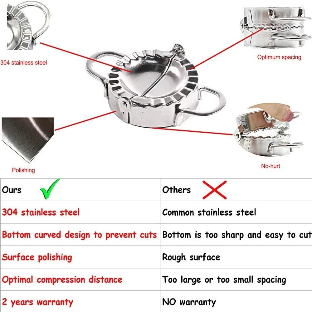 Stainless Steel Dumpling Maker - Kitchen Gadgets 2025 recension och pris