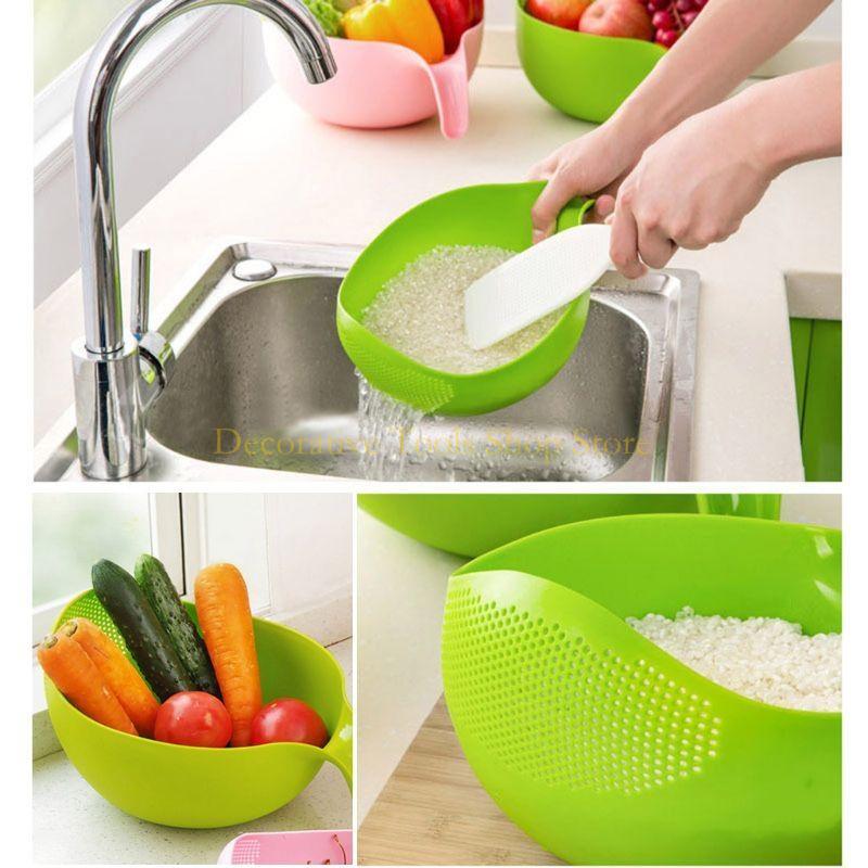 QX2E Rice Vegetable Fruit Bean - Kitchen Gadgets Rice Filter recension och pris
