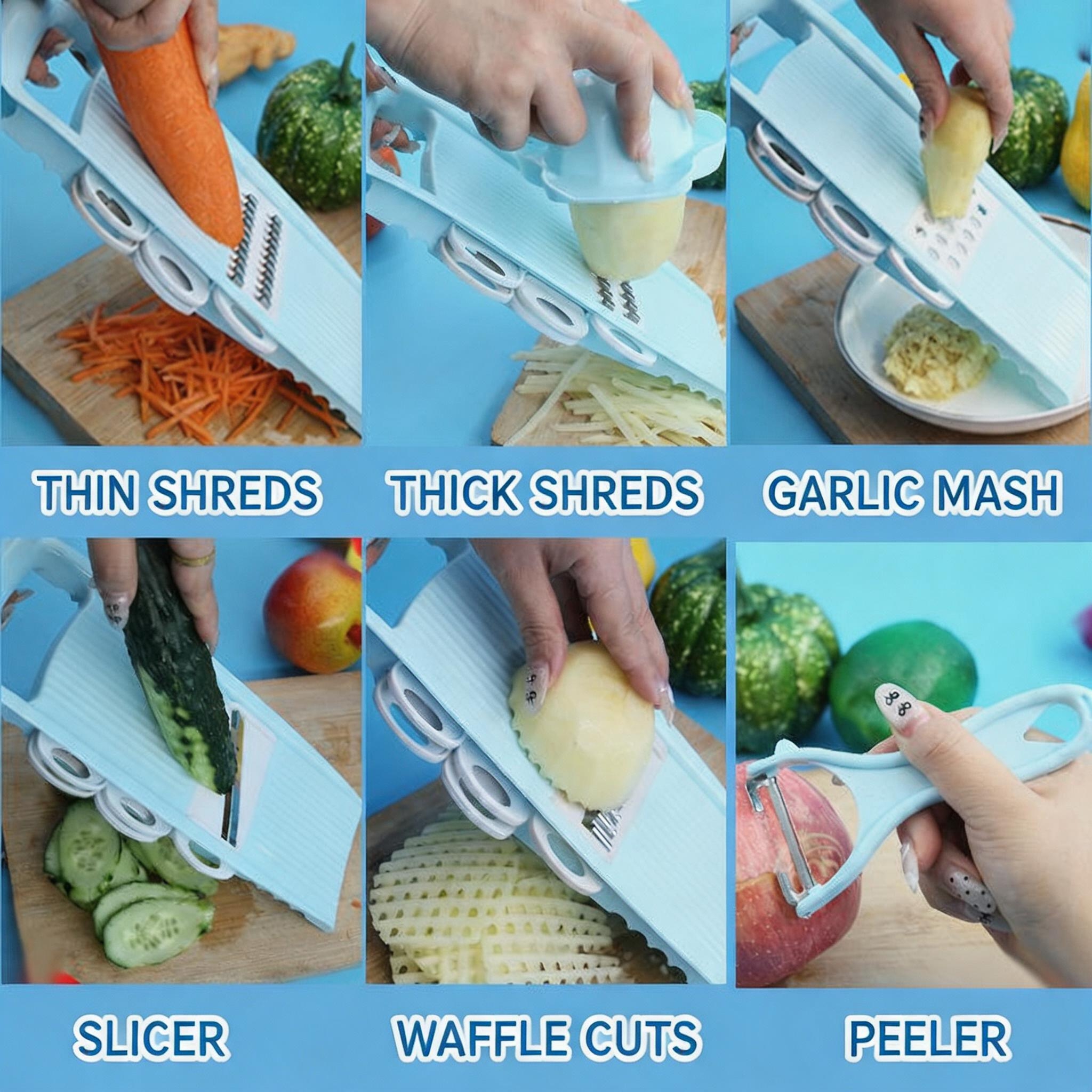 7 in 1 Household Vegetable Cut - Kitchen Gadgets Vegetable Cutter recension och pris
