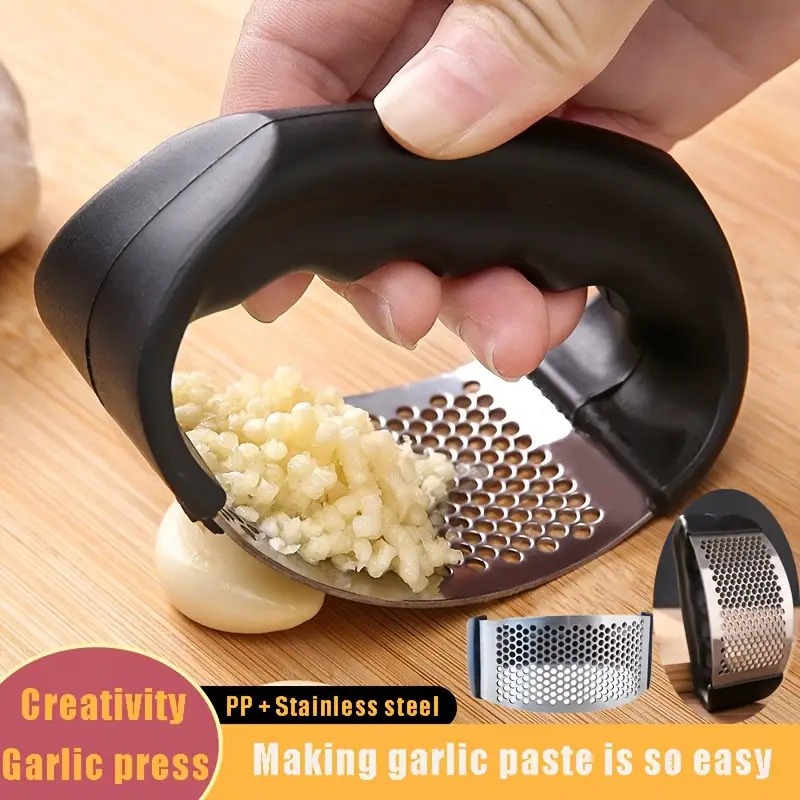 Heavy-Duty Manual Garlic Press - Manual Garlic Press recension och pris