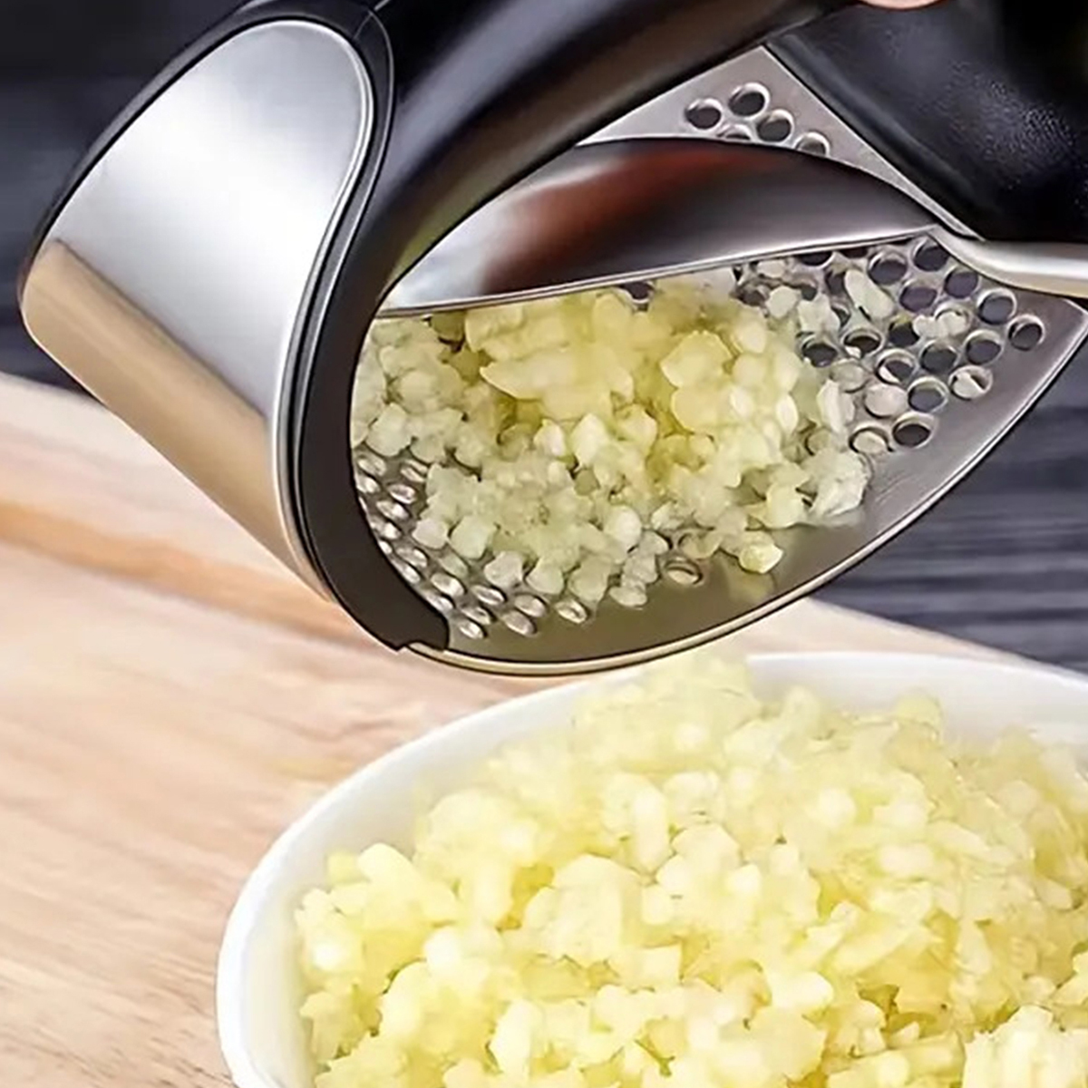 1PC-Garlic press; manual ring  - Manual Garlic Press recension och pris