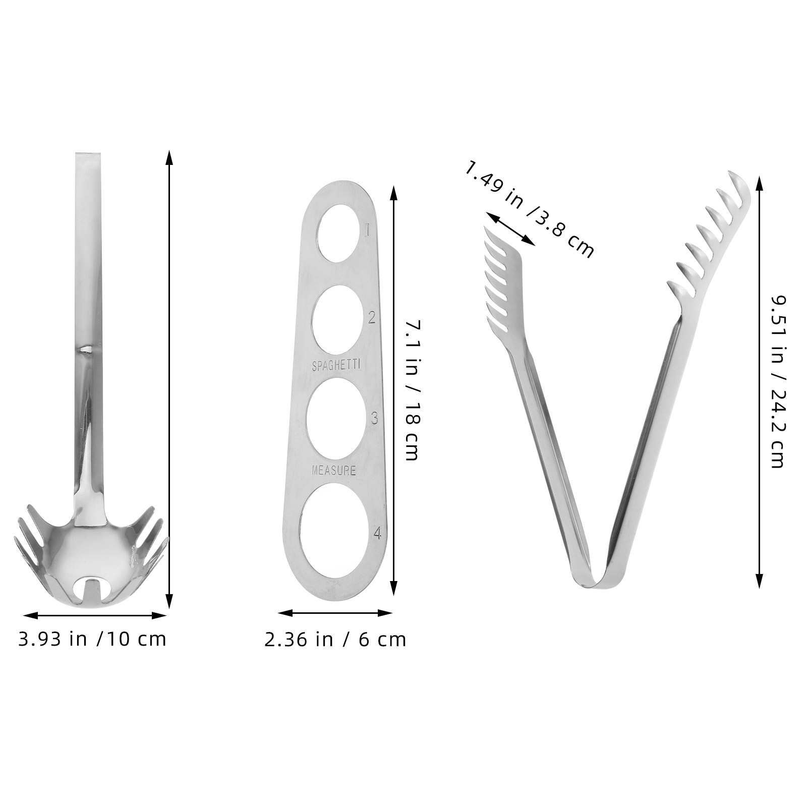1Set Stainless Steel Spaghetti - Pasta Measuring Tool recension och pris