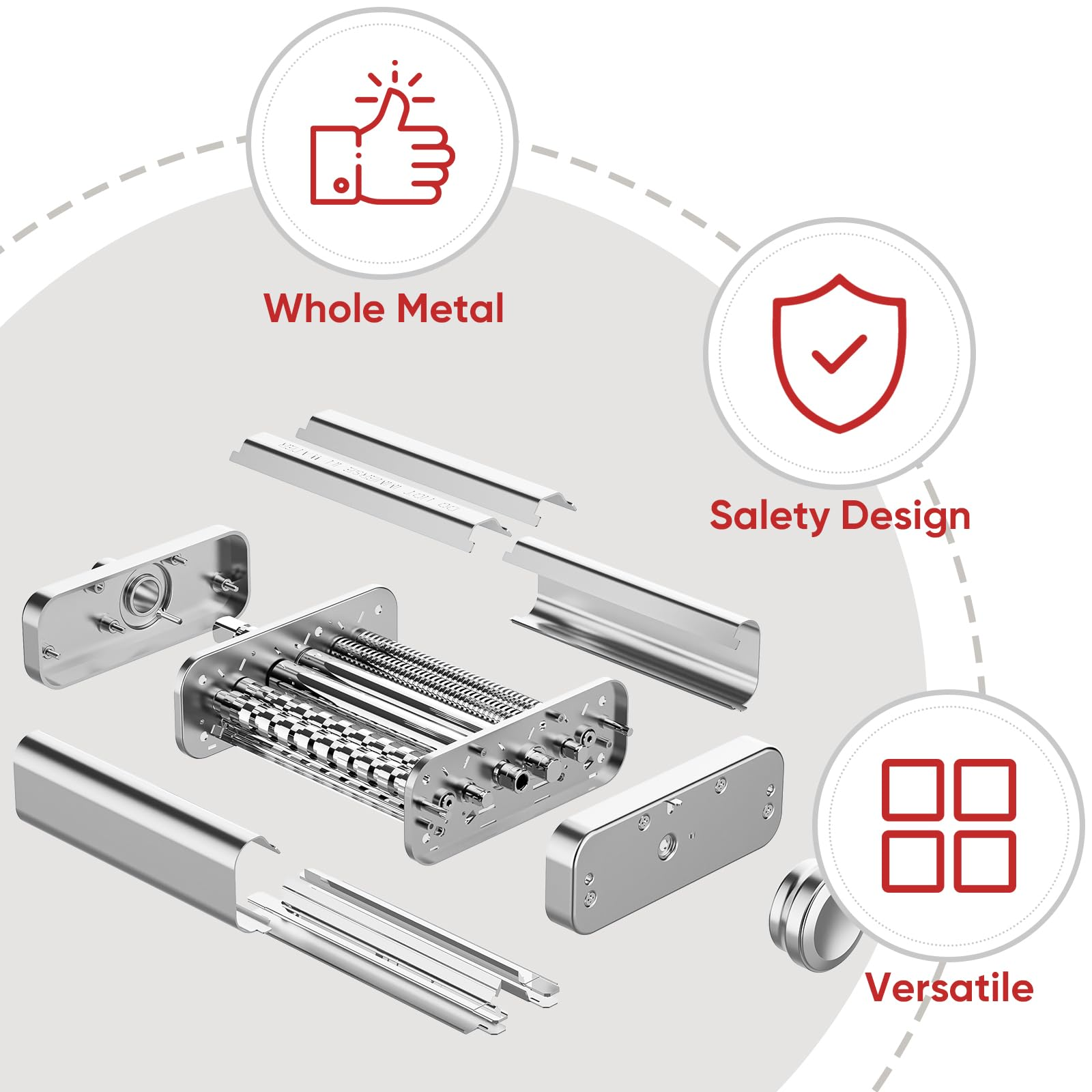 Gvode 3 in 1 Pasta Attachment  - Kitchen Gadgets Machine recension och pris