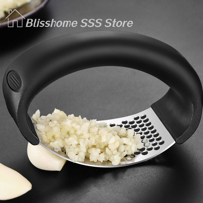 【S】Stainless Steel Garlic Pres - Manual Garlic Press recension och pris
