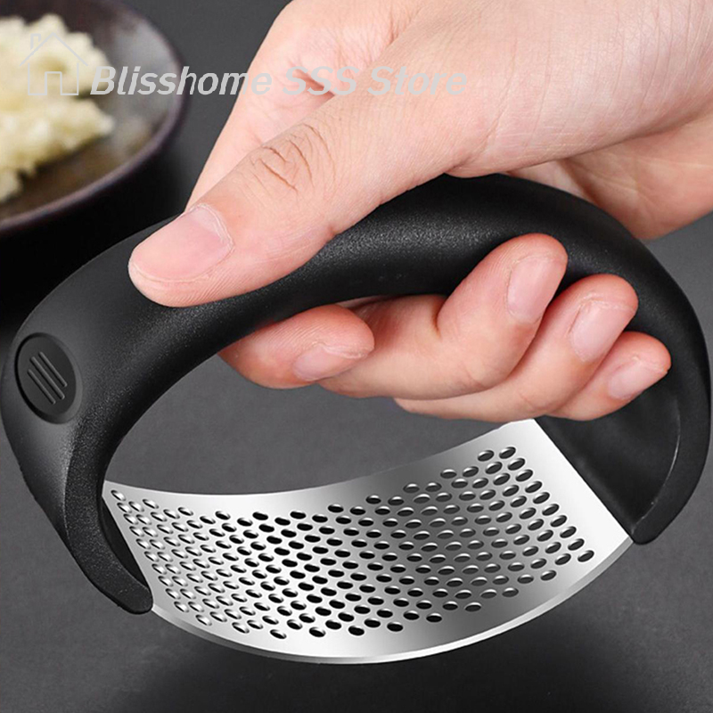 【S】Stainless Steel Garlic Pres - Manual Garlic Press recension och pris