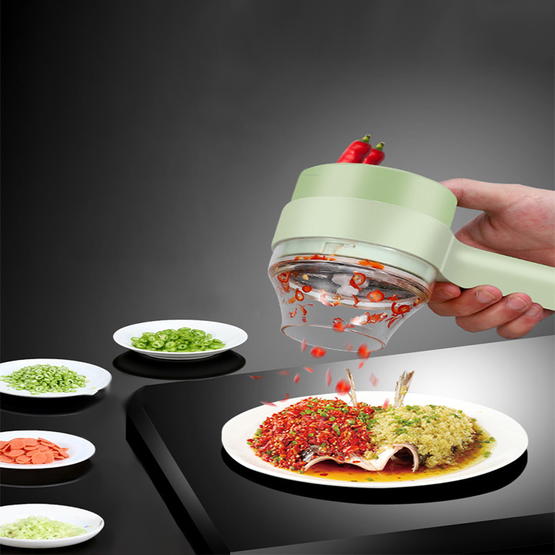 4In1 Electric Vegetable Cutter - Kitchen Gadgets Machine recension och pris