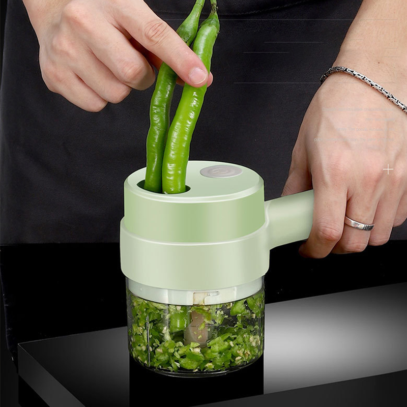 4In1 Electric Vegetable Cutter - Kitchen Gadgets Machine recension och pris