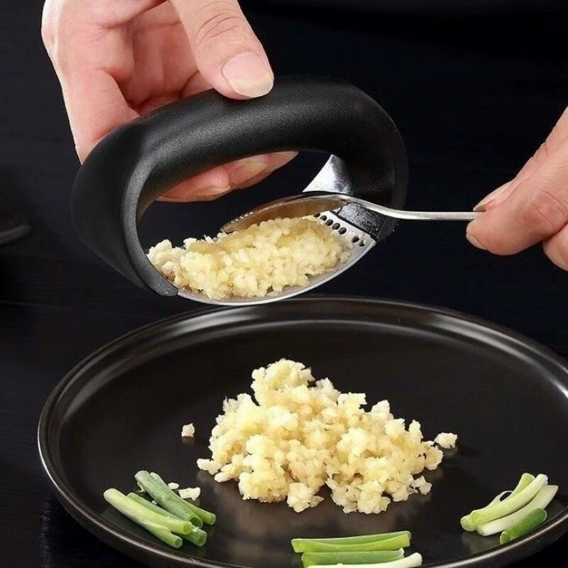 Stainless Steel Garlic Press C - Manual Garlic Press recension och pris