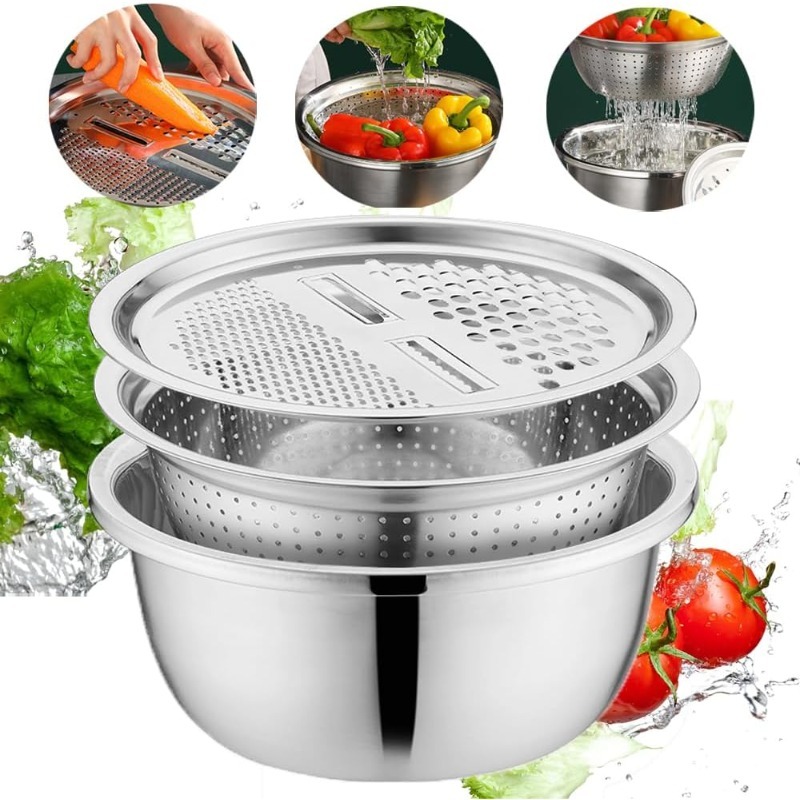 3 in 1 Multifunctional Stainle - Kitchen Gadgets Vegetable Cutter recension och pris
